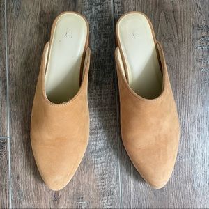 Nisolo Mariella mules in sand size 9